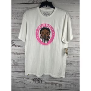 Rich Scampi Hello Weezy Shirt Women's XL Graphic Hip Hop Cartoon Rare Rap Music
